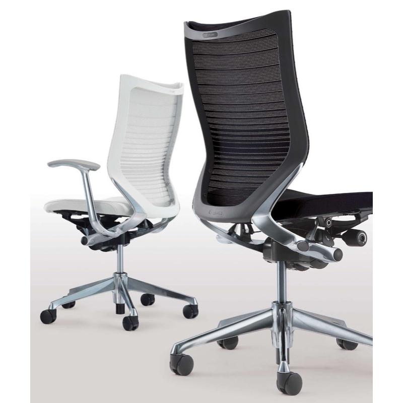 バロン（オカムラ） バロン グラデーションメッシュ ローバック 肘無し