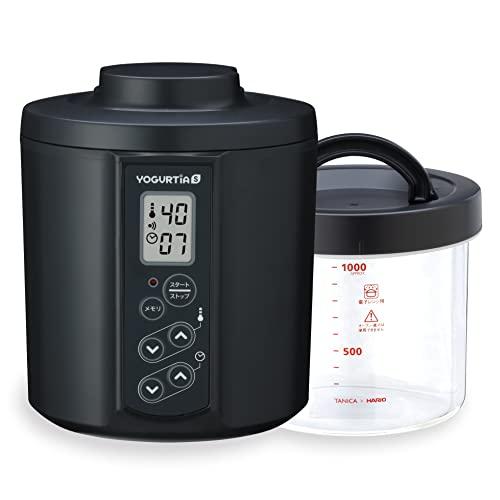 2023年最新TANICA 新型 ヨーグルティアS ガラス容器セット 温度調節