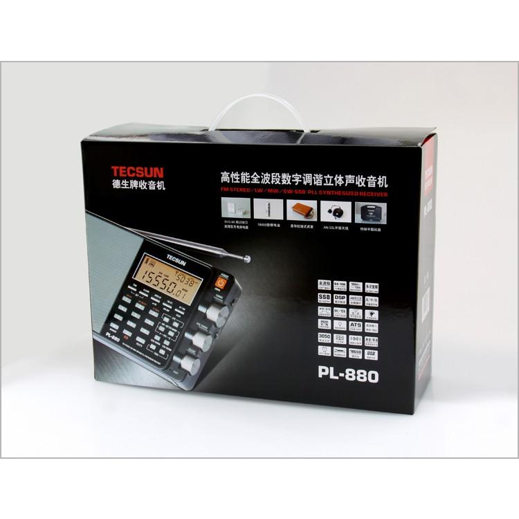 TECSUN PL-880 FM/LW/MW/SW SSB PLL短波ラジオ 3050局メモリー 日本語