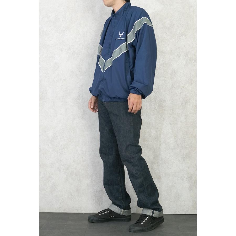 米軍 AIR FORCE PTU トレーニングジャケット ポリエステル ネイビー