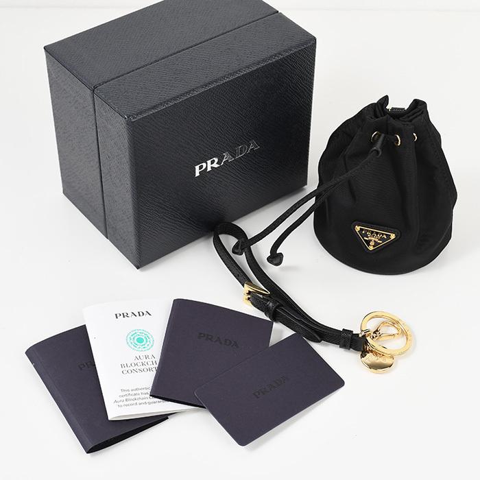 PRADA（プラダ） キーチャーム キーホルダー リナイロン ミニアイコン