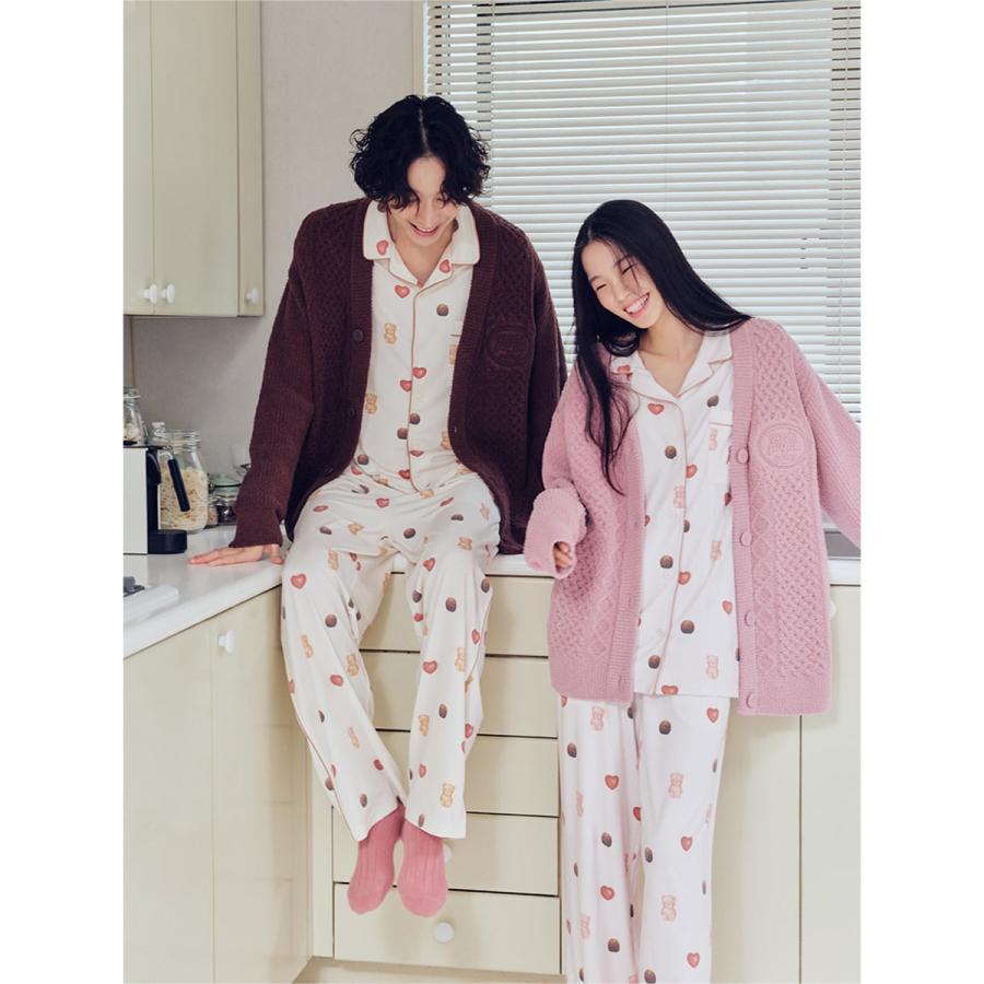 gelato pique（ジェラートピケ） Valentine アランカーディガン