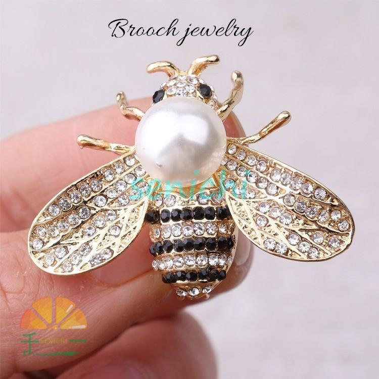 ブローチジュエリー ピンブローチ ブローチ ラインストーン 綺麗 上品