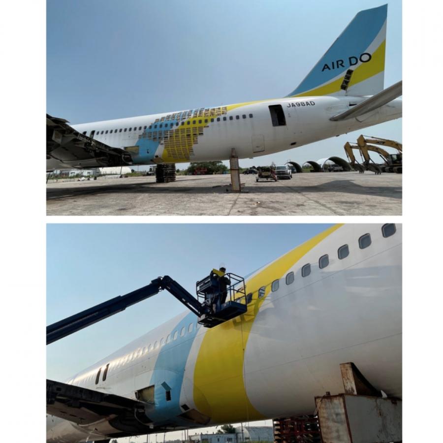 PLANETAGS B767 JA98AD White AIRDO プレインタグス エアドゥ 機体再生