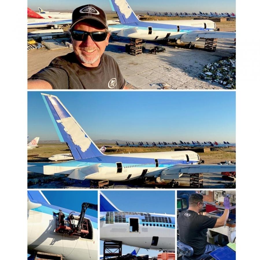 PLANETAGS AIRCRAFT SKIN B767 JA8568 White ANA プレインタグス