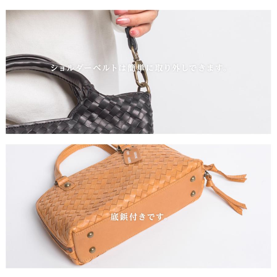新作 本革 ショルダーバッグ メッシュ レザーバッグ レディース 国産馬