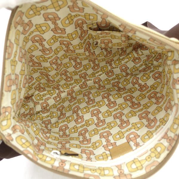 GUCCI / グッチ ショルダーバッグ GGシマ ベージュ系 キャンバス