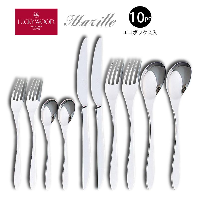 LUCKY WOOD（ラッキーウッド） カトラリーセット ナイフ フォーク
