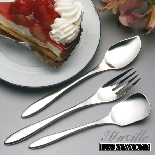 LUCKY WOOD（ラッキーウッド） カトラリー ケーキスプーン 154mm LUCKY