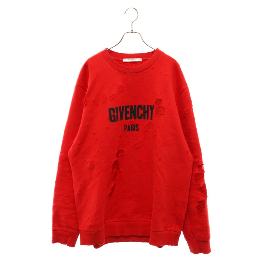 GIVENCHY（ジバンシィ） 17AW デストロイ クラッシュ加工 クルーネック