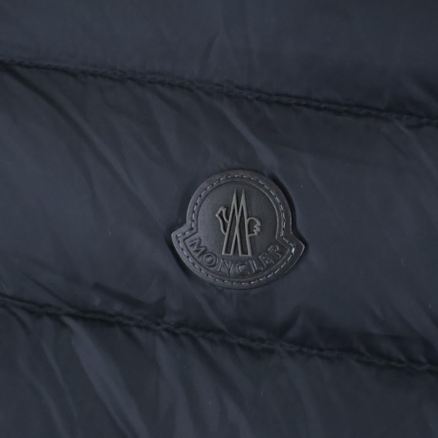 MONCLER（モンクレール） 23AW レザーワッペンロゴ スウェット切り替え