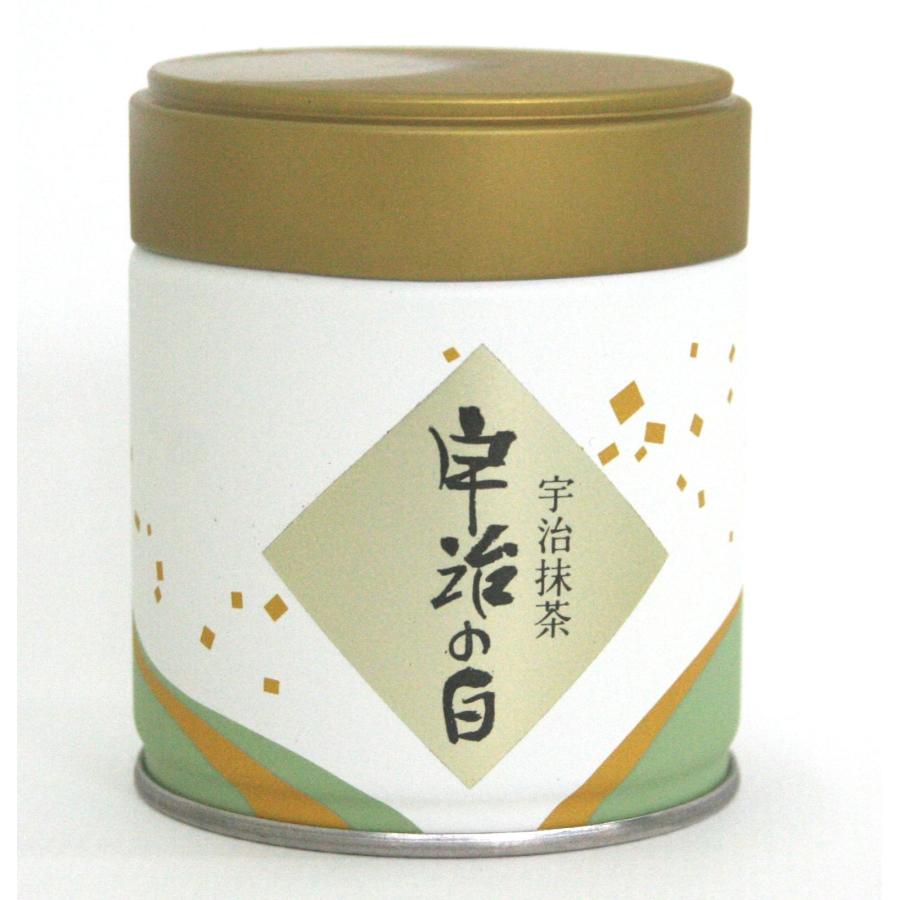 宇治抹茶 宇治の白40g缶入り : 京都 松鶴園茶舗Yahoo!店 - 通販