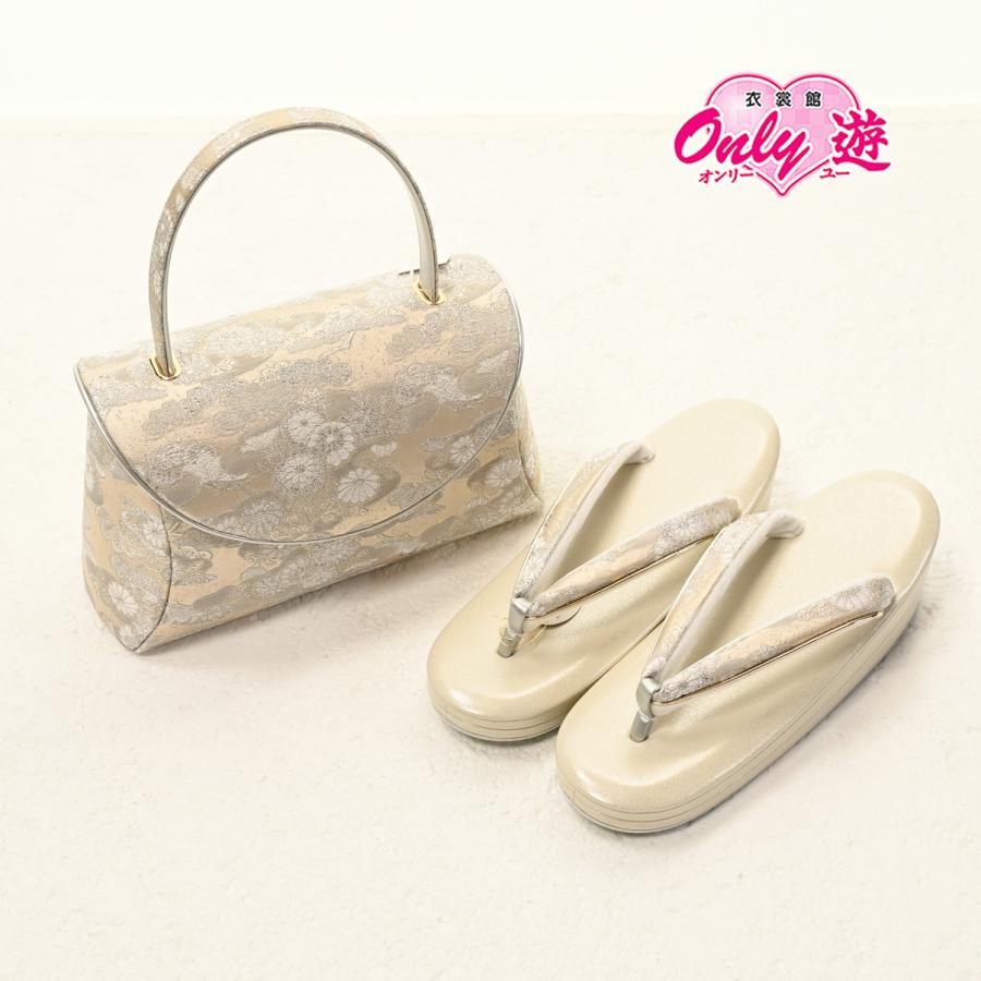 醍/85KZ120180/草履バッグセット/ZB-1153KZ/一輪館/Lサイズ/二の二枚芯