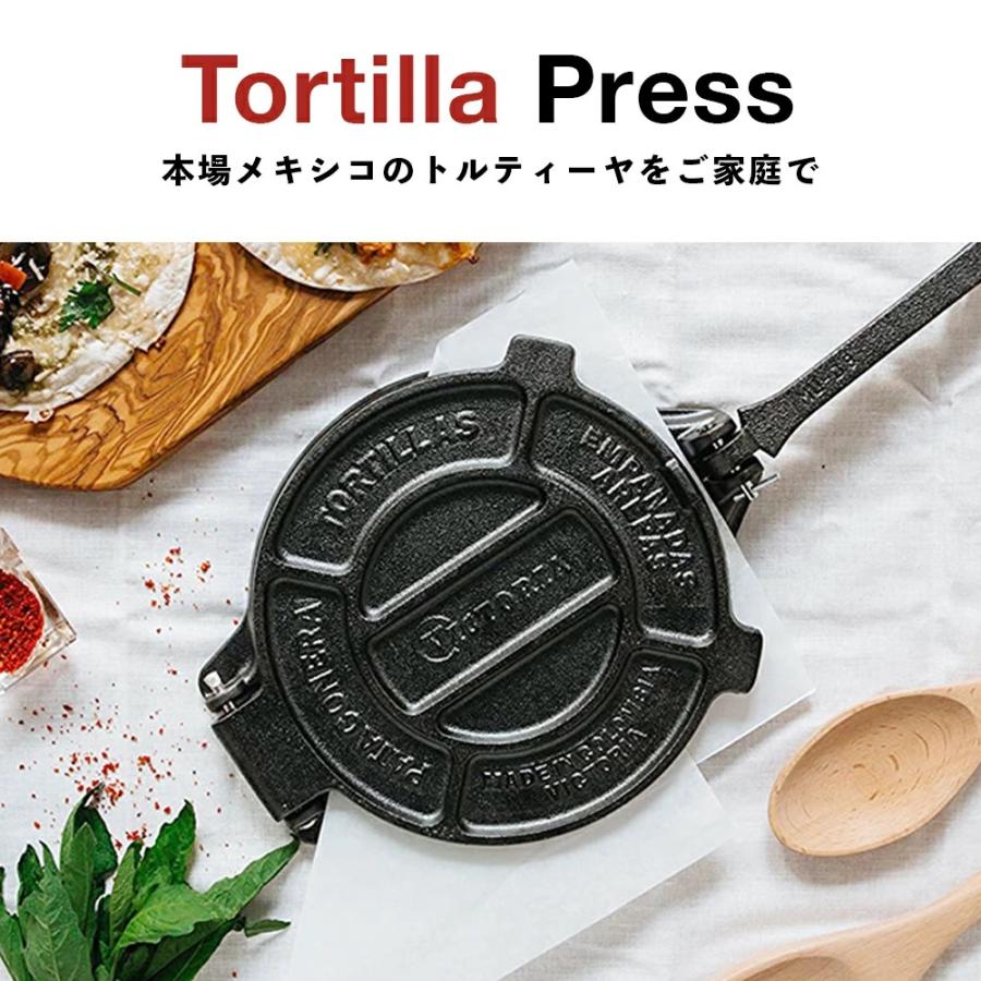 HD10インチ 鋳鉄 トルティーヤプレス HDアイアン TOR010 25cm VICTORIA