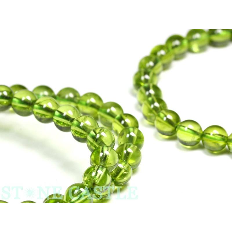 石流通センター 高品質 天然石 ブレスレット ペリドット (最高級) (約