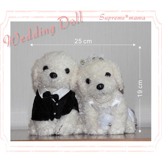 ウェディングドール ぬいぐるみ ウエルカム 犬 干支 Welcome Wedding