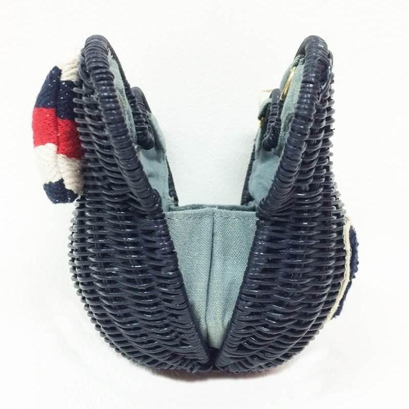 ACCOMMODE（アコモデ） カゴバッグ ミニショルダーバッグ DISNEY