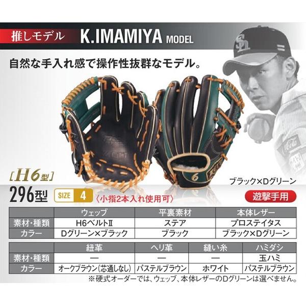 プロステイタス ゼット オーダーグラブ 今宮モデル 296型 軟式グローブ