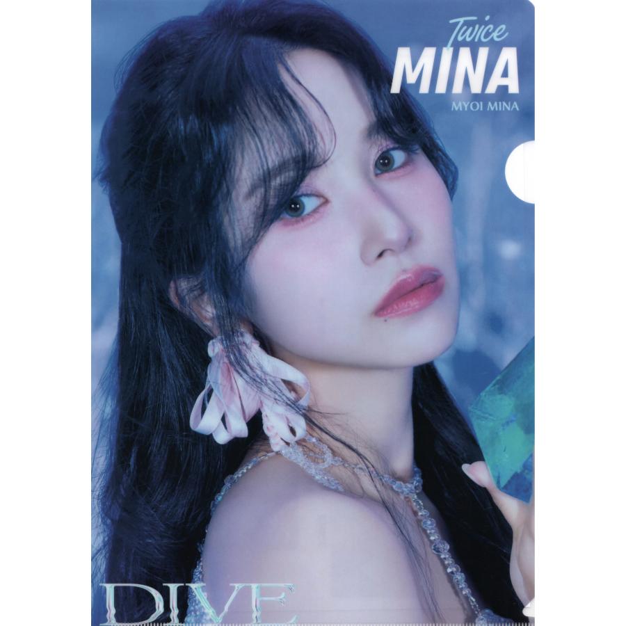 TWICE MINA ミナ グッズ クリアファイル 新作写真 K-POP : スター