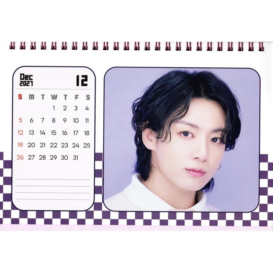 BTS ジョングク グッズ 卓上 カレンダー (写真集) 2026~2027年(2年分)+