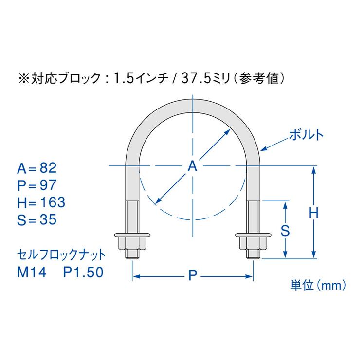 玄武 (Genb) ハイエース200系 サーフェスロックUボルト ［ショート