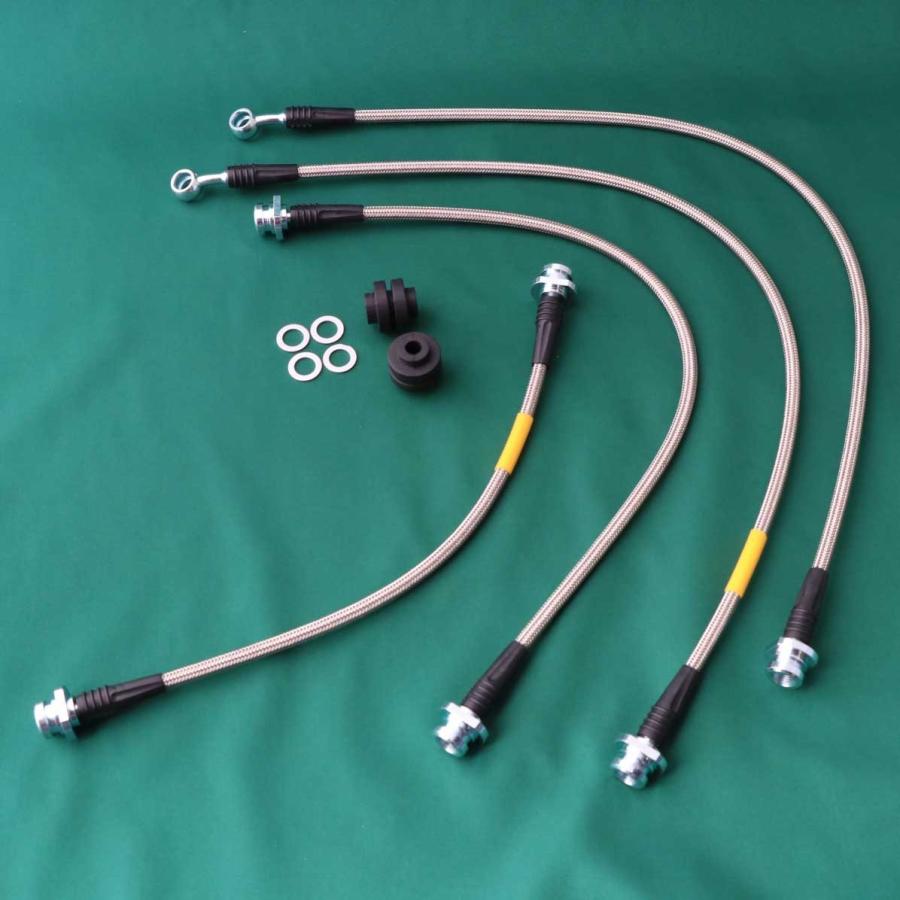 JB64ジムニー専用「RUNMAX メッシュロングブレーキホース」2〜3