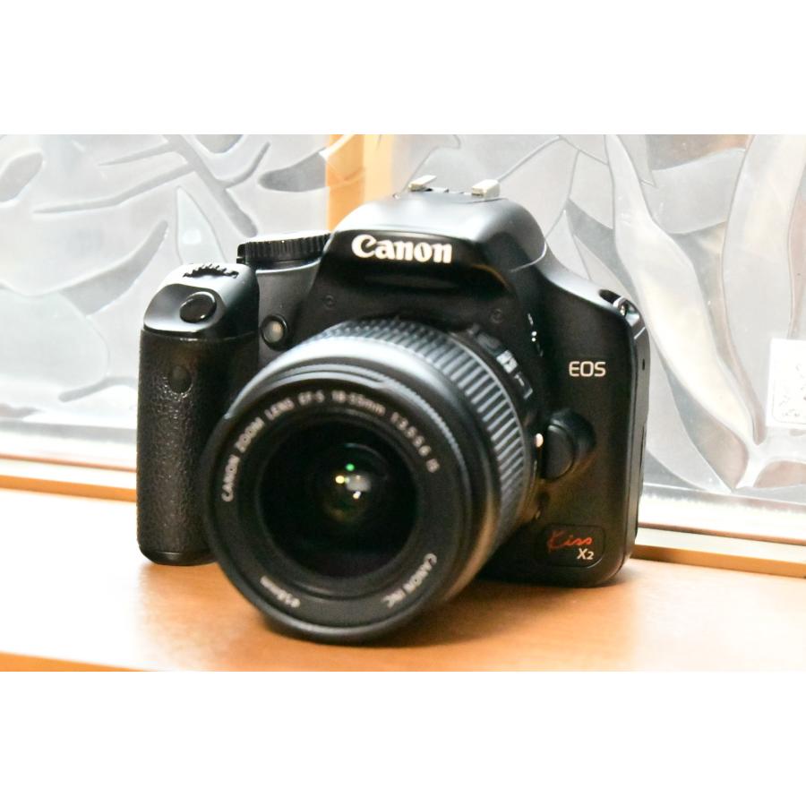 EOS Kiss X2 一眼レフカメラ 中古 初心者 Canon レンズキット 整備