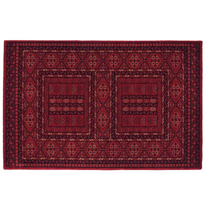 ラグ ラグマット トルコ産 クラシックレッド 133×195 長方形 四角形