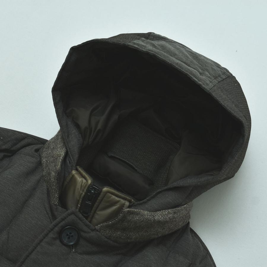 23区（ニジュウサンク） HOMME オム PERTEX ダウンジャケット フード