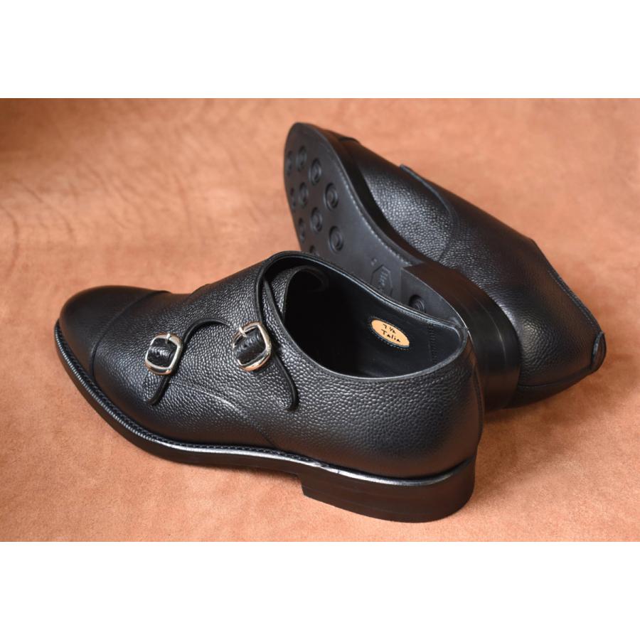 RAYMAR】TaliaII シボ革ダブルモンクストラップ / Vibramソール