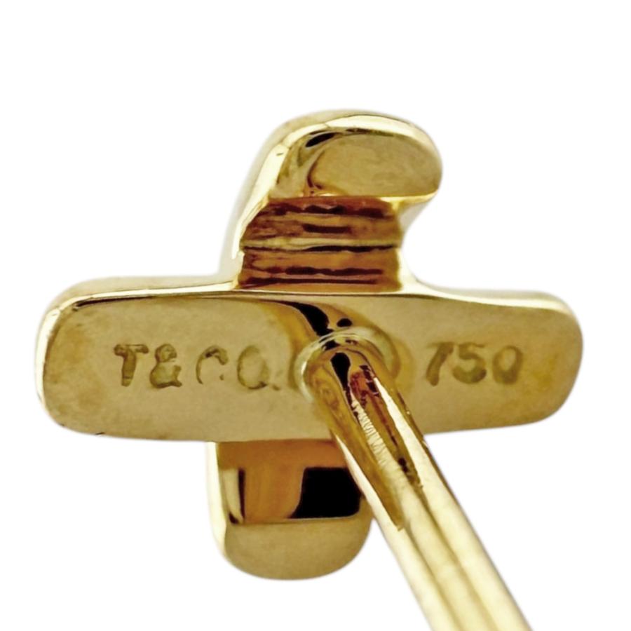 TIFFANY&Co.（ティファニー） クロスステッチ ピアス 18金 K18イエロー