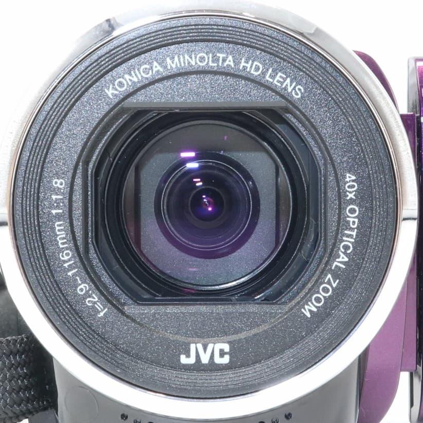 極上美品》 ビデオカメラ JVC Everio GZ-E690-V バイオレット エブリオ