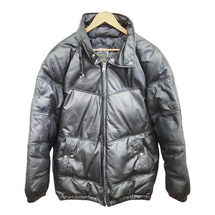 STUSSY（ステューシー） BURLY GEAR Cow Leather ダウンジャケット
