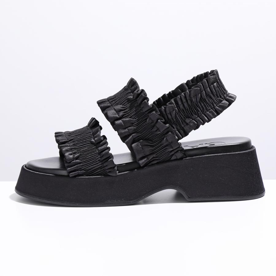 GANNI（ガニー） サンダル Smock Flaftorm Sandal スモック フラット