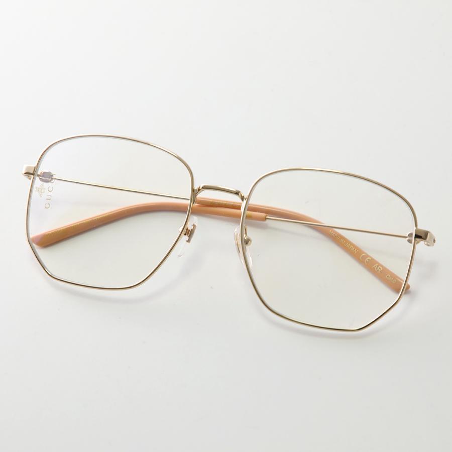 GUCCI（グッチ） サングラス GG0396S ポリゴン型 クリアレンズ