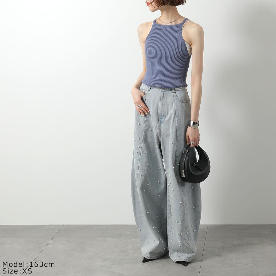 courreges（クレージュ） キャミソール POINTY RIB KNIT