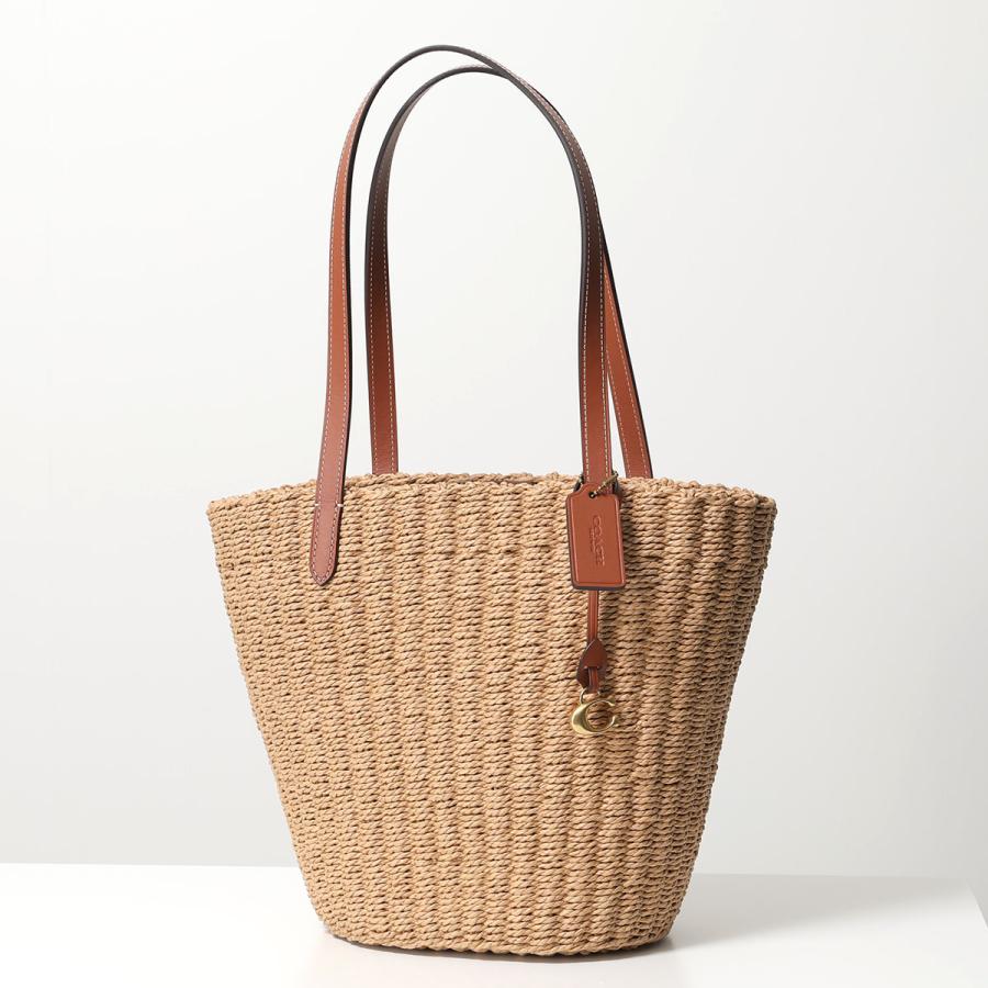 COACH（コーチ） かごバッグ SM STRAW TOTE CQ785 レディース スモール