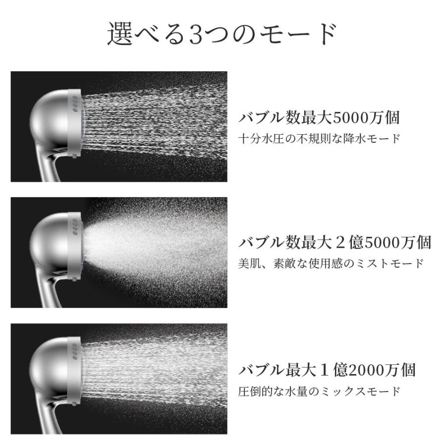 シャワーヘッド マイクロバブル ウルトラファインバブル 美容 美肌