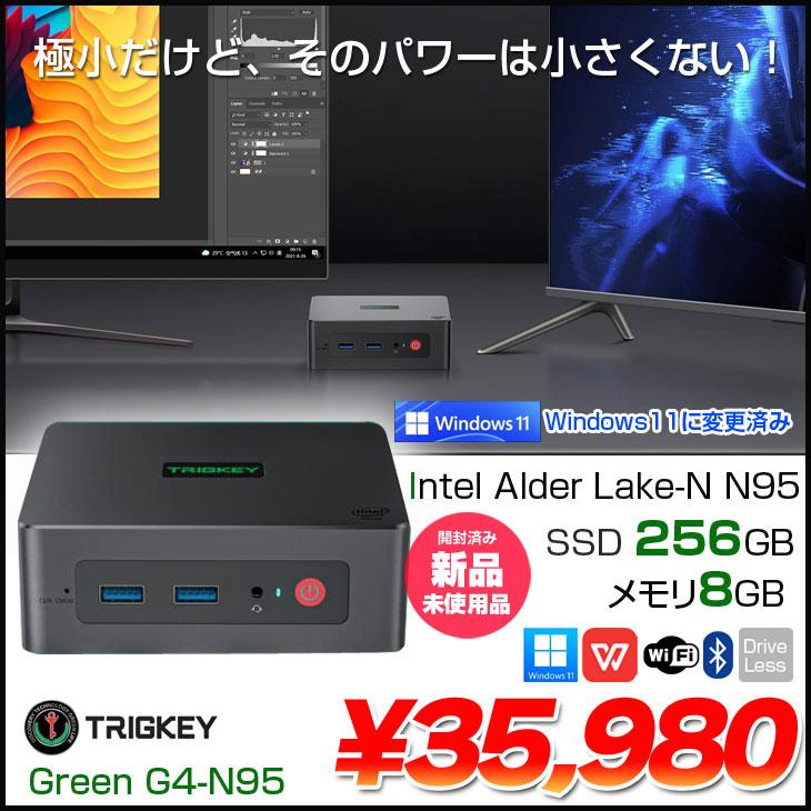 新品未使用】TRIGKEY Green G4-N95 超小型 デスクトップパソコン Win11