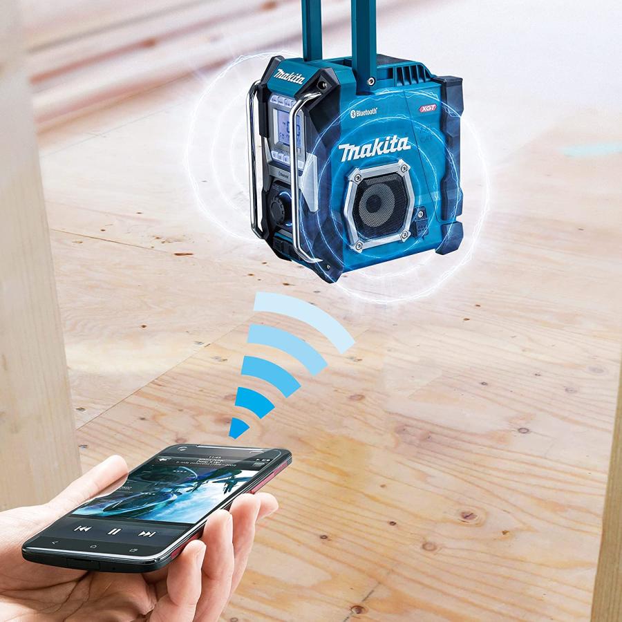 マキタ（makita） MR002GZ 青 充電式ラジオ スピーカー ハイブリッド