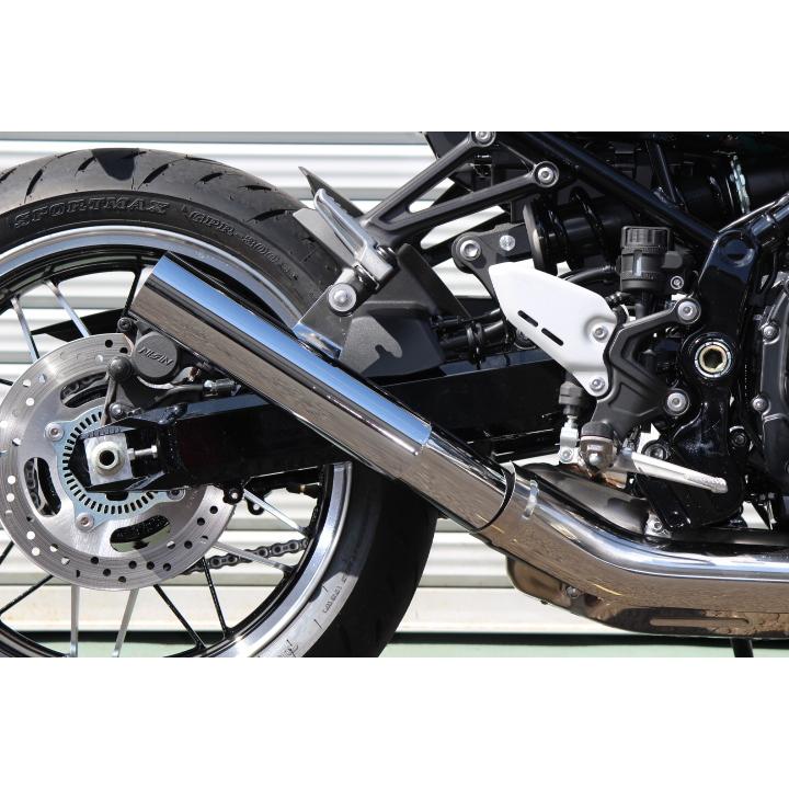 ORM製 KAWASAKI Z900RS スリップオンマフラー クロムメッキ仕上げ