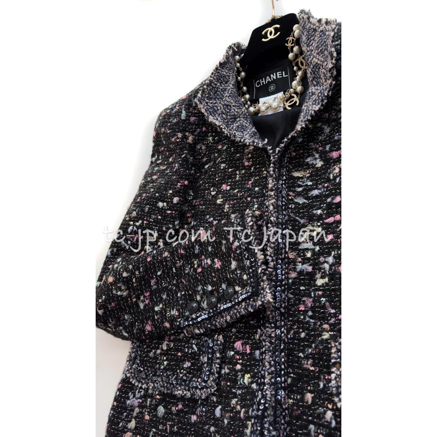 CHANEL（シャネル） スーツ ブラック マルチ ウール ツイード
