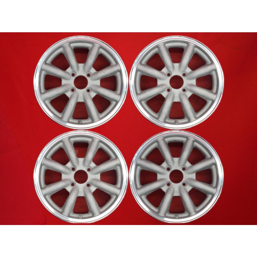 WATANABE ワタナベ 8 スポーク 中古ホイール 4本 6J 15インチ PCD100 4