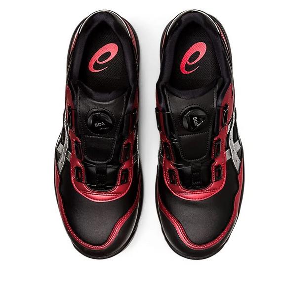 ASICS（アシックス） ウィンジョブ CP306 BOA ブラック×ピュアシルバー