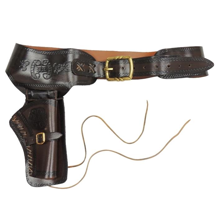 ☆DENIX リボルバー用ガンベルト カートリッジ付 703 (デニックス COLT