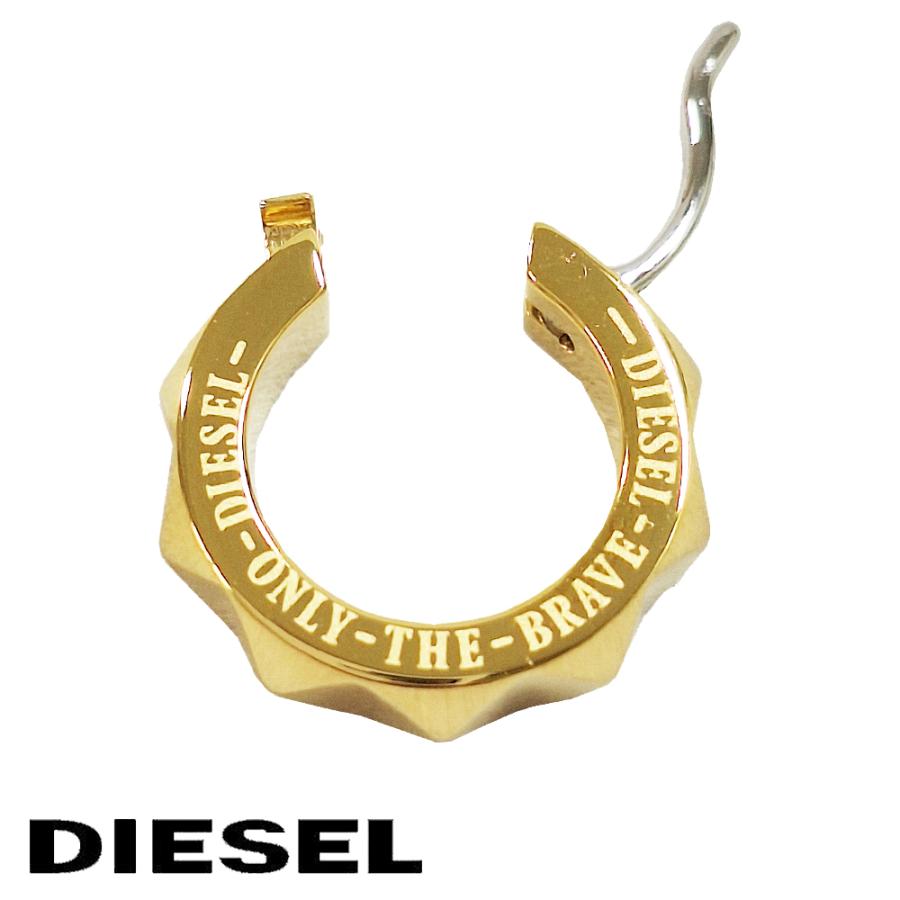 DIESEL（ディーゼル） ピアス 2個セット メンズ アクセサリー ゴールド