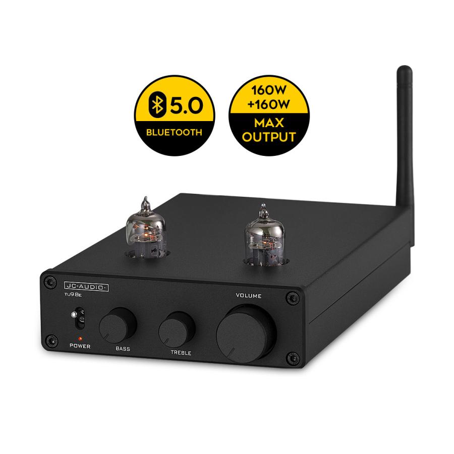 HiFi Bluetooth 5.0 真空管 パワーアンプ ステレオ レシーバー