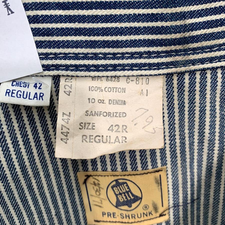 60s BLUE BELL つなぎ 42R ブルーベル ヒッコリーストライプ
