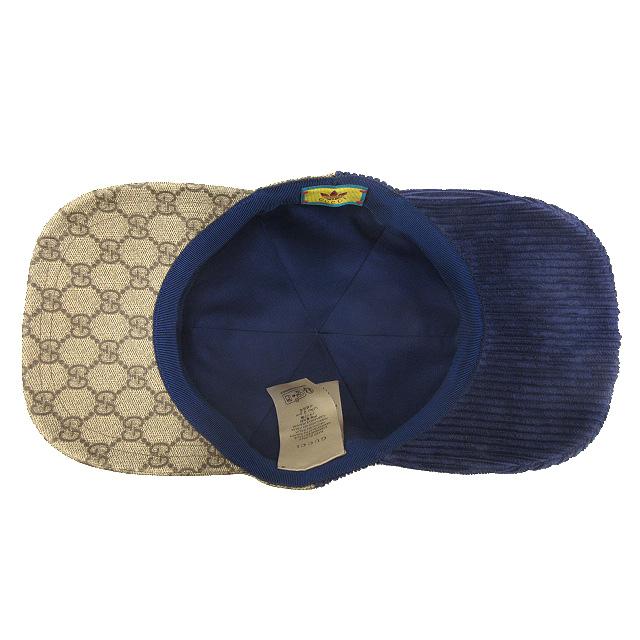 GUCCI（グッチ） ×adidas アディダス コラボ ダブルバイザー キャップ