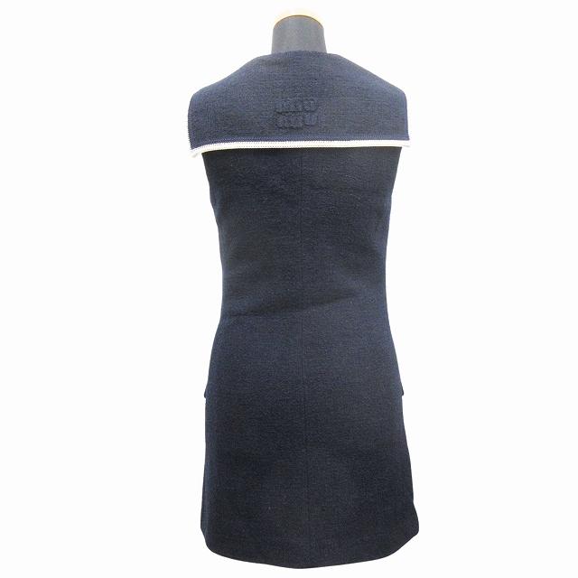 miu miu（ミュウミュウ） 極美品 23SS miumiu Tweed mini-dress